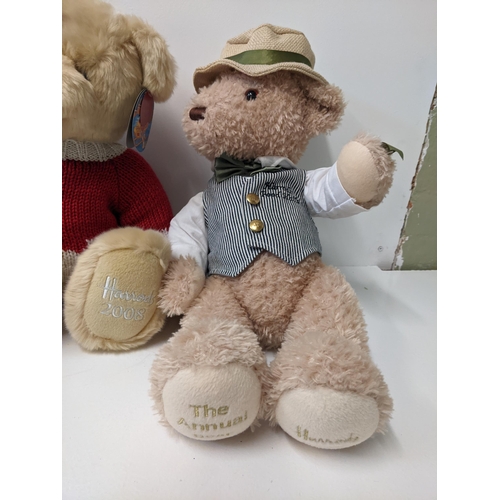 234 - A group of eight Harrods teddy bears to include years 2004-2009, together with a 21st century bear
L... 