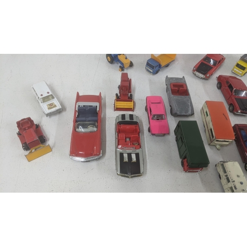 254 - Diecast model vehicles to include mostly Matchbox and Corgi examples to include Matchbox trailer car... 