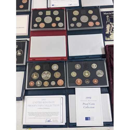 261 - A collection of uncirculated coins to include examples from the millennium, from 1983, 1991, 1999 an... 