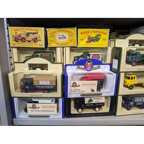 455 - A large collection of Matchbox Models of Yesteryear, Days Gone Models, some Corgi and Eddie Stobart ... 