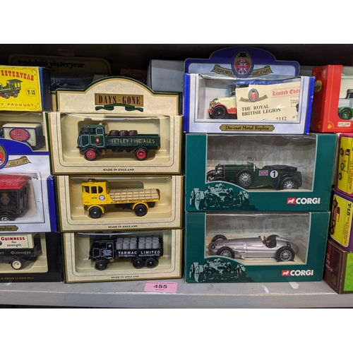 455 - A large collection of Matchbox Models of Yesteryear, Days Gone Models, some Corgi and Eddie Stobart ... 