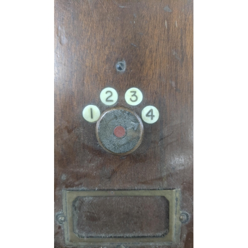 466 - An early 20th century cased wall hanging telephone
Location:A4F
If there is no condition report show... 