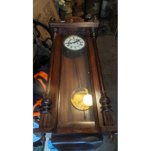 470 - A Victorian mahogany 8 day Vienna wall clock
Location: RC
If there is no condition report, please re... 