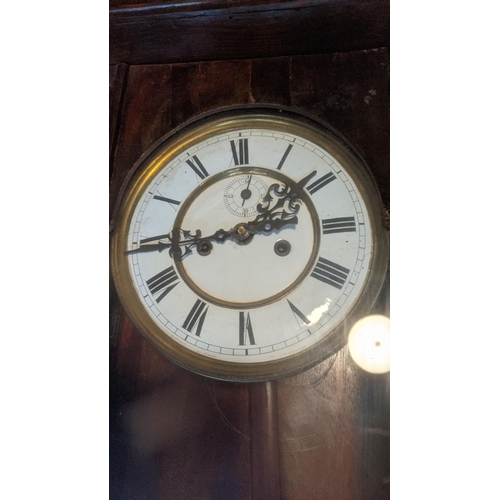 470 - A Victorian mahogany 8 day Vienna wall clock
Location: RC
If there is no condition report, please re... 