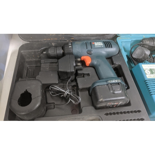 529 - Two Combi drills to include a Makita and a Black and Decker Location: LAB
If there is no condition r... 