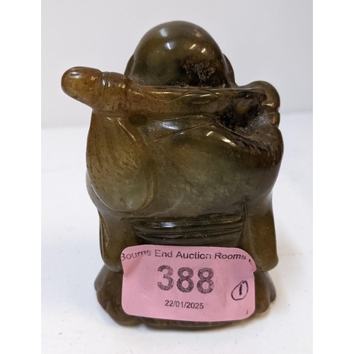 388 - A hardstone model of Budhai (Fat Buddha), 10cm high
Location:5.1
If there is no condition report sho... 