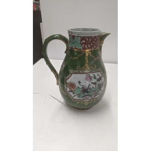 540 - 19th century Ashworth Ironstone teapot and plates, together with a pair of 19th century dessert dish... 