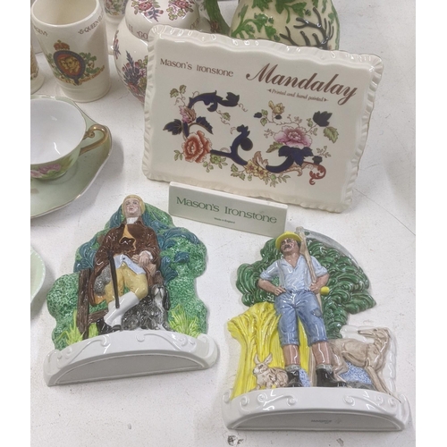 546 - A mixed lot of ceramics and collectables to include Masons Ironstone china, commemorative china, 19t... 