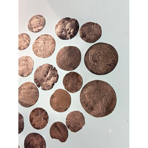 20 - Kingdom of England - Metal Detector Find - mixed Silver Coinage, various denominations and condition... 