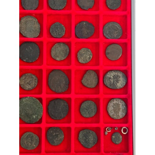 39 - Metal Detector Finds - Roman Empire - mixed bronze/billon various denominations and conditions,