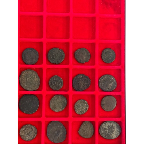 39 - Metal Detector Finds - Roman Empire - mixed bronze/billon various denominations and conditions,