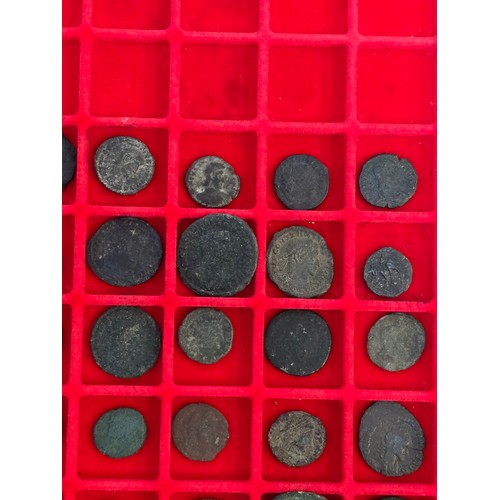 39 - Metal Detector Finds - Roman Empire - mixed bronze/billon various denominations and conditions,