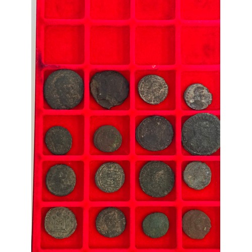 39 - Metal Detector Finds - Roman Empire - mixed bronze/billon various denominations and conditions,