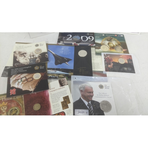 116 - A collection of British coin sets to include Royal mint £2 Brilliant uncirculated sets and others
Lo... 