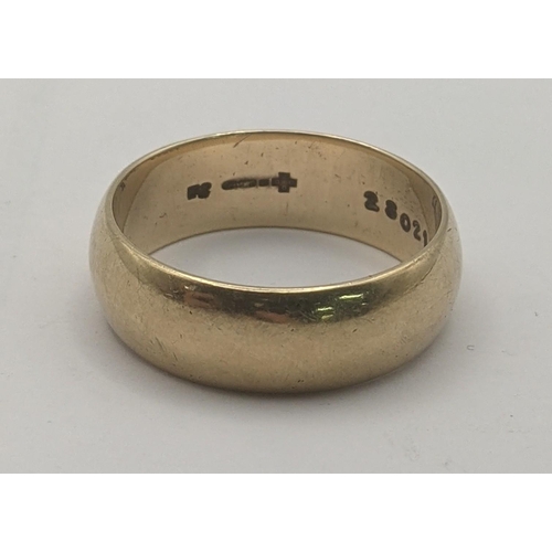 155 - A 9ct yellow gold wedding band, 8g, size X 1/2
Location:RING1
If there is no condition report shown,... 