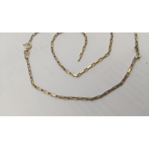 97 - A 9ct yellow gold box link necklace A/F 2.8g
Location:CAB6
If there is no condition report, please r... 