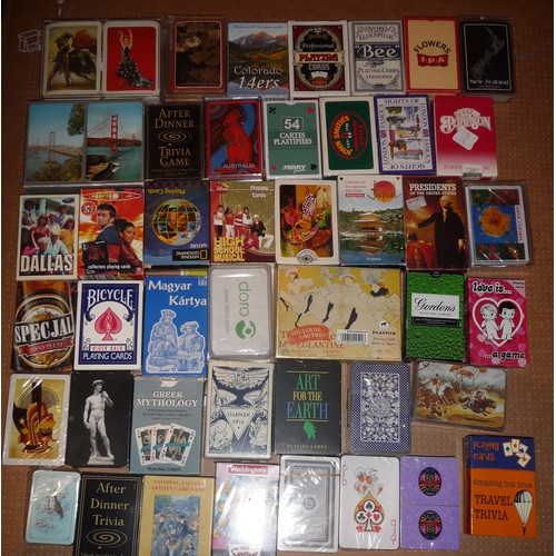 319 - Over 300 assorted multi themed packs of playing cards includes Tarot cards
Location: GR
If there is ... 