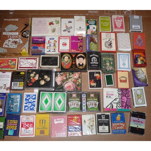 319 - Over 300 assorted multi themed packs of playing cards includes Tarot cards
Location: GR
If there is ... 