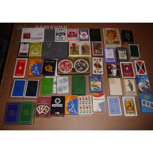 319 - Over 300 assorted multi themed packs of playing cards includes Tarot cards
Location: GR
If there is ... 