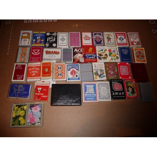 319 - Over 300 assorted multi themed packs of playing cards includes Tarot cards
Location: GR
If there is ... 