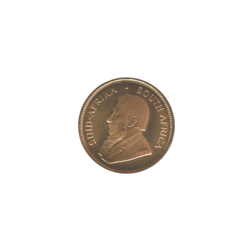 5 - South Africa - 1980 ¼ Krugerrand, springbok dividing date,  '1/4oz Fine Gold' below,