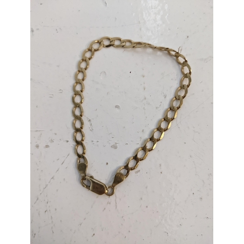 279 - A 9ct gold chain link bracelet, 5.6g
Location: C1
If there is no condition report shown, please requ... 