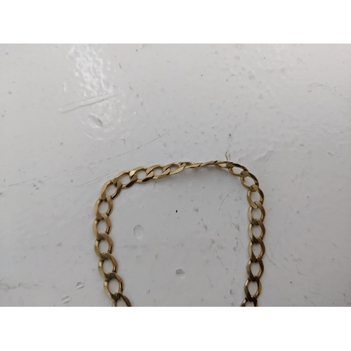 279 - A 9ct gold chain link bracelet, 5.6g
Location: C1
If there is no condition report shown, please requ... 