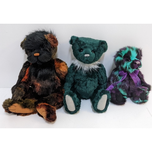 263 - Three Charlie Bears to include Scrump CB1615065, Mr Cuddles CB181715 and Smudge CB 7008O, all exclus... 