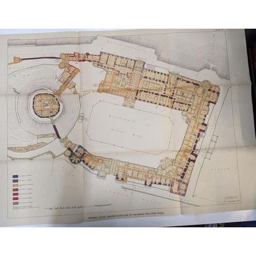 270 - Two books Part 1 and Part II of 'Windsor Castle An Architectural History' written by Command of thei... 