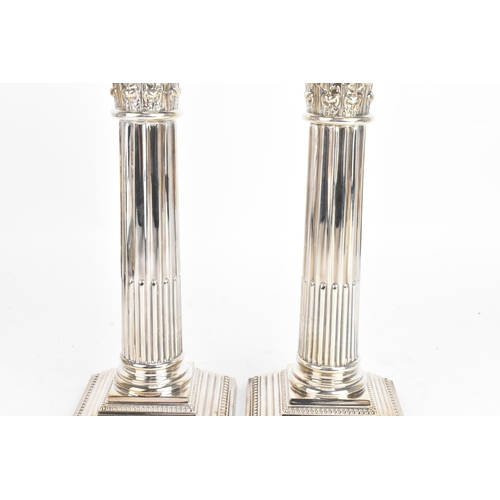 188 - A pair of Elizabeth II silver candlesticks, by Barker Ellis Silver Co, hallmarked Birmingham 1990, i... 