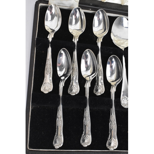 209 - An Elizabeth II silver cased cutlery set, by Viner's Ltd (Emile Viner), hallmarked Sheffield 1966, c... 