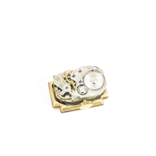 227 - An early/mid 20th century Tudor 9ct yellow gold ladies manual wind wristwatch, having a silvered dia... 