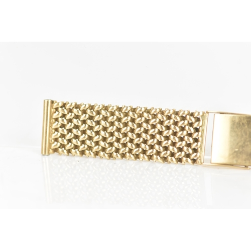 34 - A mid 20th century 9ct yellow gold wristwatch bracelet and clasp, stamped 375, 13cm, 21.9g
If there ... 