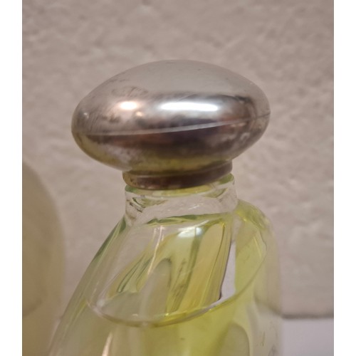 23 - Nina Ricci- 2 display perfume bottle factices, one Lalique Fleur de Fleur bottle, approx 14cm high, ... 