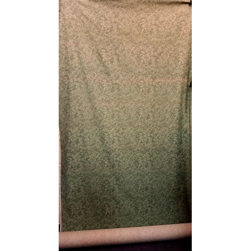 80 - G.P & J.Barker Ltd- 2 bolts of 1986 green 'Oriental Texture' cotton fabric., approx 133cm wide. Loca... 