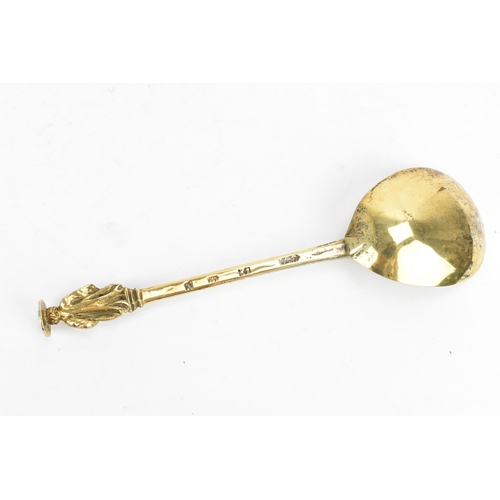 257 - A George III Scottish silver-gilt apostle spoon, possibly by William Davie or William Dempster, Edin... 