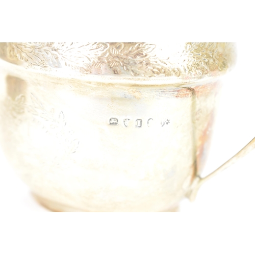 255 - A George III silver cream jug and matching sugar bowl, by John Emes, hallmarked London 1804, each ha... 