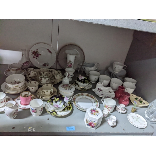 309 - A mixed lot of ceramics to include a collection of pomanders, Copeland Spode coffee set, Royal Doult... 