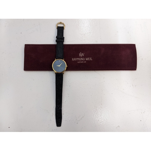 405 - An 18kt gold plated Raymond Weil gents wristwatch , in original sleeve
Location:CAB
If there is no c... 