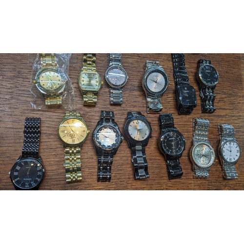 307 - A group of quartz Geneva wristwatches Location: 6-2
If there is no condition report shown, please re... 