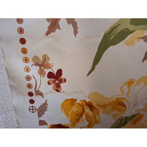 52 - Colefax & Fowler- 2 bolts of 1995 'Beaufort' chintz fabric  having a cream ground with autumnal flor... 