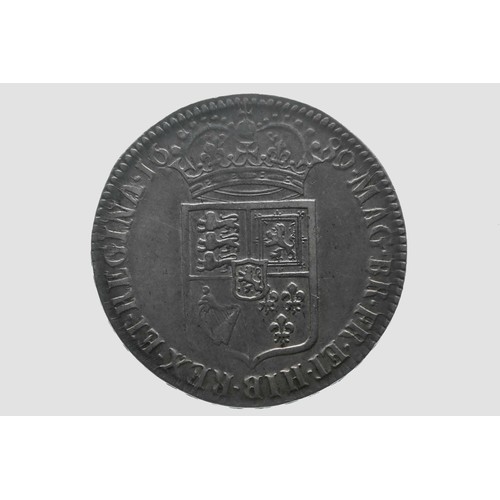 55 - Kingdom of England - William and Mary (1689-1694), 1689 Silver Halfcrown, first conjoined bust, firs... 