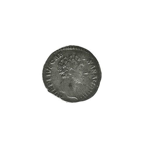 32 - Roman Empire - Marcus Aurelius (as Caesar), Silver Denarius, AD 147-148, Bare head right, ./. Minerv... 