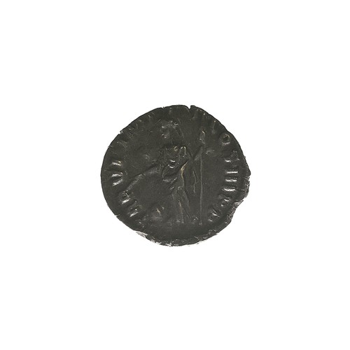 33 - Roman Empire - Commodus (177-192), Silver Denarius, AD 181, laureate head right, ./. Providentia sta... 