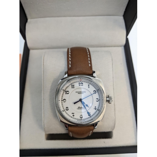 65 - A Duckworth Prestex Bolton Verimatic gents wristwatch, in original case with manual and guarantee ca... 