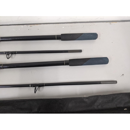 71 - Two angling rods - two Shakespeare Zeta A11 and 300 rods and carrying case Location:
If there is no ... 