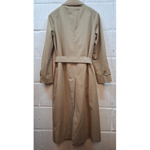 13 - Burberrys- A 1980's/90's ladies mid length Camden Heritage car coat, in a honey colour, UK10 Long, h... 