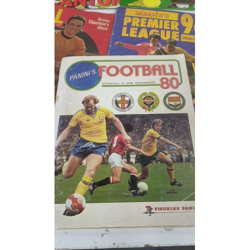 430 - A collection of football ephemera to include Panni's Football 80 Ron Greenwood magazine 1998 England... 