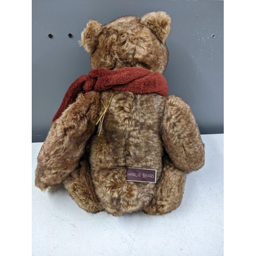 Two Charlie Bears - Gingerbread Ted CB161612 and Henry CB131315