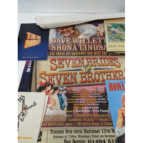 419 - A collection of theatrical related posters and programmes, some signed
Location: RWM
If there is no ... 